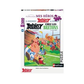 Nathan-Puzzle 500 pieces-Astérix chez les Bretons-Des 10 ans-Puzzle de