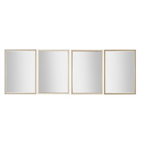 Miroir mural Home ESPRIT Blanc Marron Beige Gris Verre polystyrène 70 