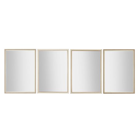Miroir mural Home ESPRIT Blanc Marron Beige Gris Verre polystyrène 70 