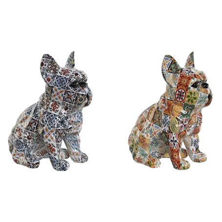 Figurine Décorative Home ESPRIT Multicouleur Chien méditerranéen 10 x 