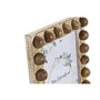 Cadre photo Home ESPRIT Blanc Marron Verre Bois de manguier 21 x 3 x 2