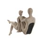 Figurine Décorative Home ESPRIT Beige Yoga 20 x 10 x 50 cm