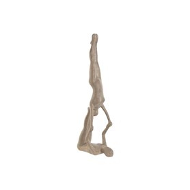 Figurine Décorative Home ESPRIT Beige Yoga 29,5 x 8 x 28 cm