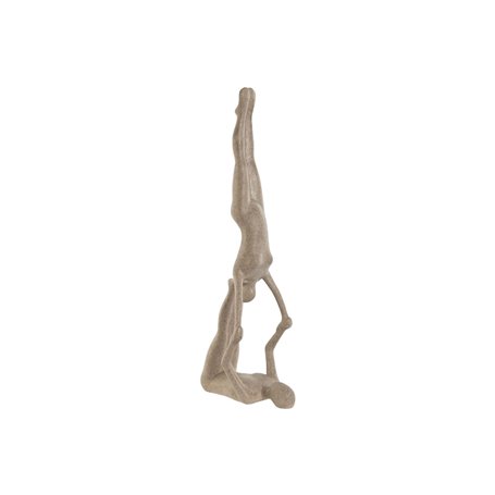 Figurine Décorative Home ESPRIT Beige Yoga 29,5 x 8 x 28 cm