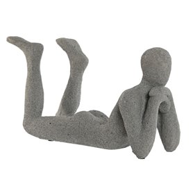 Figurine Décorative Home ESPRIT Gris 39 x 13,5 x 20,8 cm