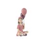 Figurine Décorative Home ESPRIT Rose Mauve chica 10,5 x 7,5 x 21 cm