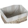 Set de basket Home ESPRIT Marron Beige Naturel 48 x 38 x 22 cm (5 Pièc
