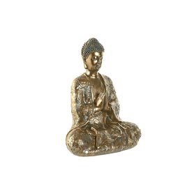 Figurine Décorative Home ESPRIT Doré Buda Oriental 20 x 12 x 24,3 cm