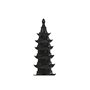 Figurine Décorative Home ESPRIT Noir Oriental 9 x 9 x 41 cm