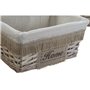 Set de basket Home ESPRIT Marron Naturel 48 x 40 x 22 cm (5 Pièces)