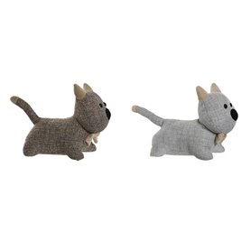 Support de porte Home ESPRIT Sable 33 x 15 x 22 cm Chat (2 Unités)
