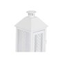 Lanterne Home ESPRIT Blanc Verre Fer Shabby Chic 20 x 20 x 55 cm (3 Pi