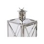 Lanterne Home ESPRIT Argenté Verre Acier Chrome 16 x 15 x 32 cm (2 Piè