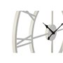 Horloge Murale Home ESPRIT Blanc Noir Métal 60 x 3 x 60 cm (2 Unités)