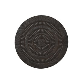 Décoration murale Home ESPRIT Noir Mandala 60 x 2,5 x 60 cm