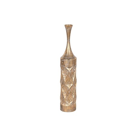 Vase Home ESPRIT Doré Métal 15 x 15 x 77 cm