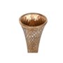 Vase Home ESPRIT Doré Métal 15 x 15 x 77 cm