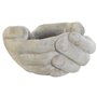 Vide-poches Home ESPRIT Ciment Mains 24 x 22 x 12 cm