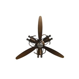 Décoration murale Home ESPRIT Marron Cuivre Hélices Loft 55 x 12 x 52 