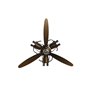 Décoration murale Home ESPRIT Marron Cuivre Hélices Loft 55 x 12 x 52 