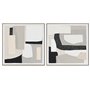 Cadre Home ESPRIT Abstrait Urbaine 82,3 x 4,5 x 82,3 cm (2 Unités)