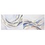 Cadre Home ESPRIT Abstrait Moderne Avec relief 100 x 3,7 x 70 cm (2 Un