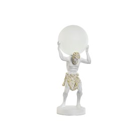 Lampe de bureau Home ESPRIT Blanc Doré Résine Plastique 220 V 18 x 17 
