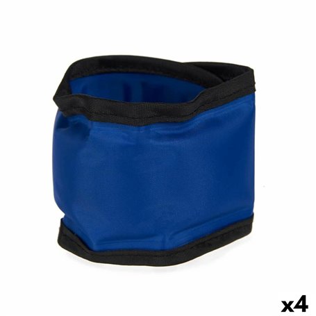 Collier pour Chien Bleu Noir PVC Gel 6,3 x 1 x 30 cm Réfrigérant (4 Un