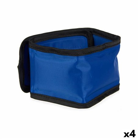 Collier pour Chien Bleu Noir PVC Gel 6,5 x 1 x 45 cm Réfrigérant (4 Un