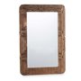 Miroir mural Marron Bois de manguier Courbe 90 x 60 x 2 cm