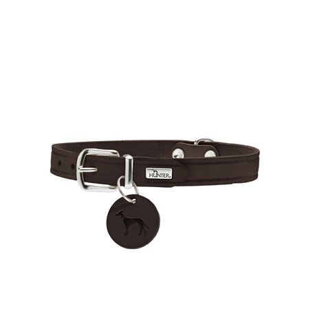 Collier pour Chien Hunter Aalborg Chocolat S/M 37-43 cm