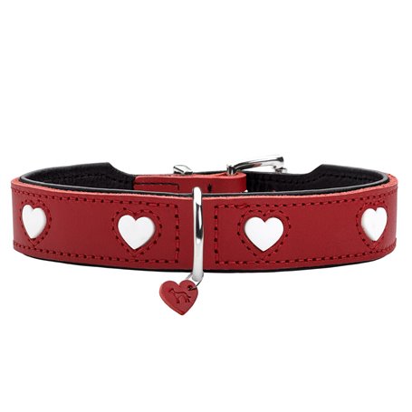 Collier pour Chien Hunter Love Rouge XS 24-28 cm