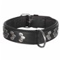 Collier Trixie 38-45 cm Noir Cuir