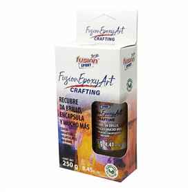 Résine époxy Fusion Epoxy Black Label Rescrbl Arts et artisanat 2 Pièc