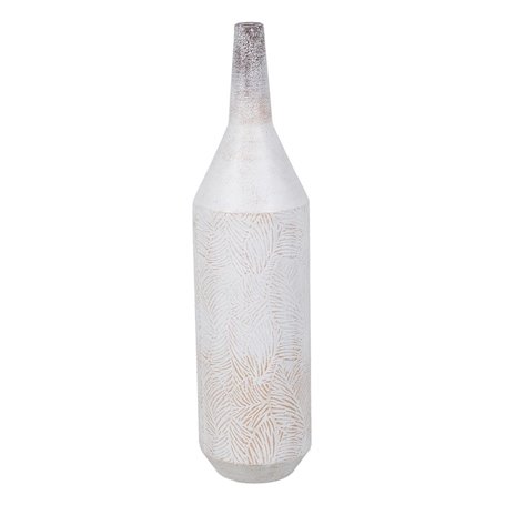 Vase Blanc Fer 15 x 15 x 60,5 cm