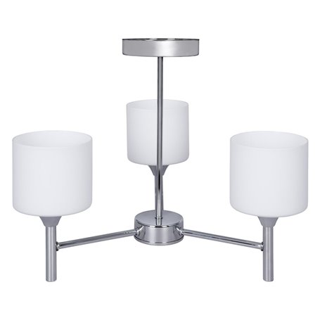 Suspension Activejet AJE-MIRA 3P Blanc Argenté Métal 40 W