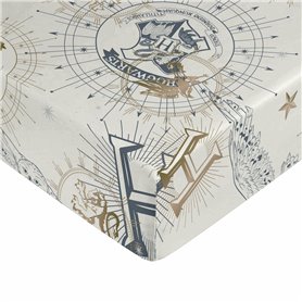 Drap housse Harry Potter Blanc Beige 140 x 200 cm