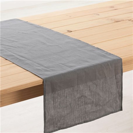 Chemin de Table Mauré Anthracite 45 x 140 cm