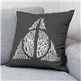 Housse de coussin Harry Potter Dealthy Hallows Noir 50 x 50 cm