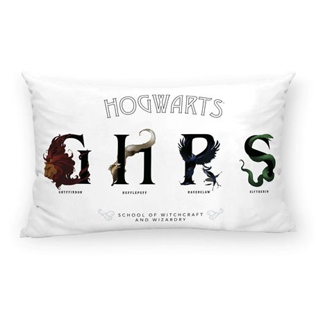 Housse de coussin Harry Potter Shields Blanc 30 x 50 cm