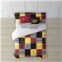 Housse de Couette Harry Potter Hogwarts 220 x 220 cm Lit 2 persones