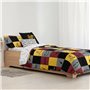 Housse de Couette Harry Potter Hogwarts 220 x 220 cm Lit 2 persones