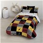 Housse de Couette Harry Potter Hogwarts 220 x 220 cm Lit 2 persones