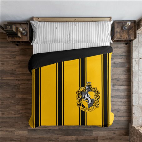 Housse de Couette Harry Potter Hufflepuff 200 x 200 cm Lit de 120