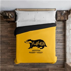 Housse de Couette Harry Potter Hufflepuff 200 x 200 cm Lit de 120