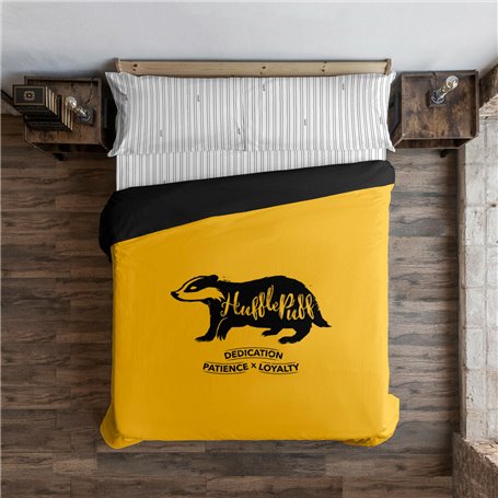 Housse de Couette Harry Potter Hufflepuff Values Jaune 220 x 220 cm Li