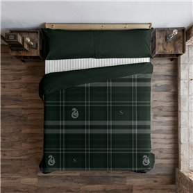 Housse de Couette Harry Potter Slytherin 200 x 200 cm Lit de 120