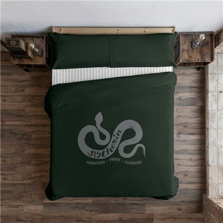 Housse de Couette Harry Potter Slytherin Value 220 x 220 cm Lit 2 pers