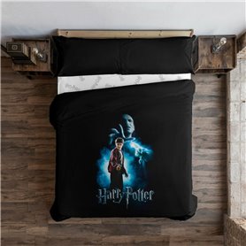 Housse de Couette Harry Potter vs Voldemort Multicouleur 260 x 240 cm 