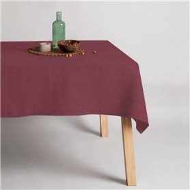 Nappe Mauré 140 x 150 cm Bordeaux